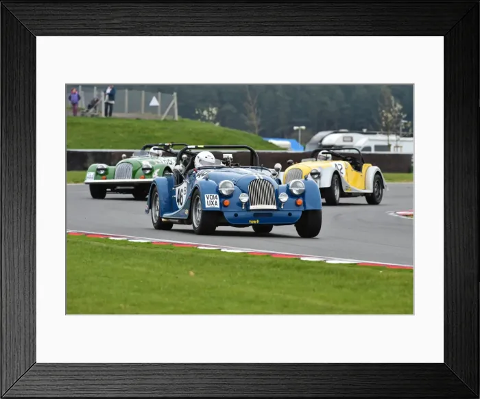 Framed Print : CM1 6531 Phil Thomas, Morgan Plus 4, VO 14 UXA Framed Print : CM1 6531 Phil Thomas, Morgan Plus 4, VO 14 UXA