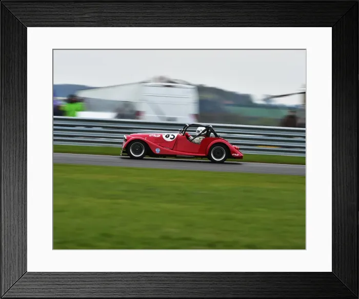 Framed Print : CM1 6556 Andy Green, Morgan Plus 8 Framed Print : CM1 6556 Andy Green, Morgan Plus 8