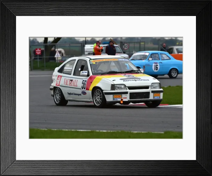 Framed Print : CM1 6627 John Hammersley, Simon Taylor, Vauxhall Astra GTE