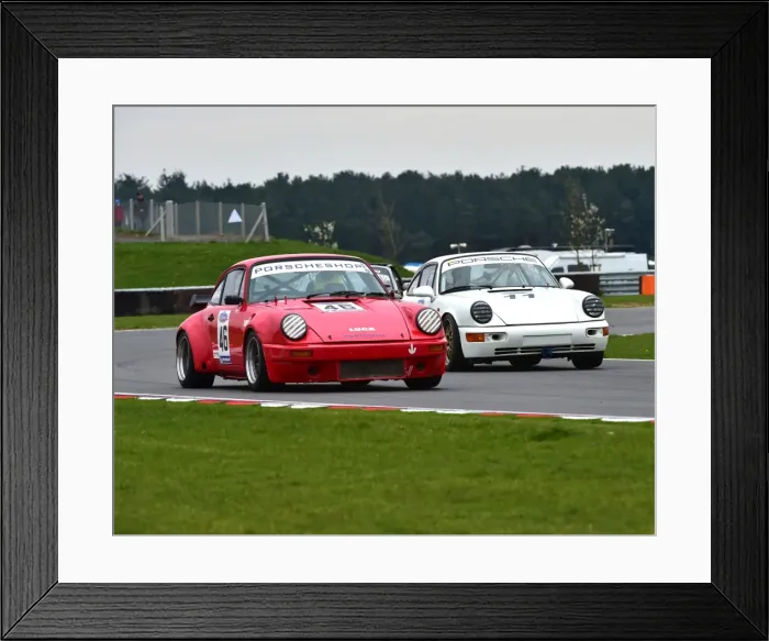 Framed Print : CM1 6651 Miles Maserati, Piers Maserati, Porsche 911 Turbo