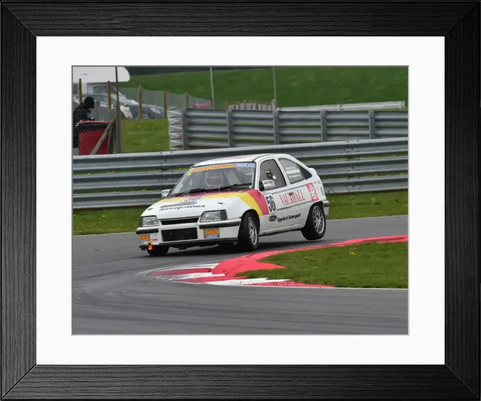 Framed Print : CM1 6816 John Hammersley, Simon Taylor, Vauxhall Astra GTE