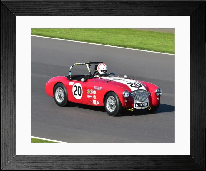 Framed Print : CM1 6967 Jonathan Abecassis, Austin Healey 100-4, 678 YUP Framed Print : CM1 6967 Jonathan Abecassis, Austin Healey 100-4, 678 YUP