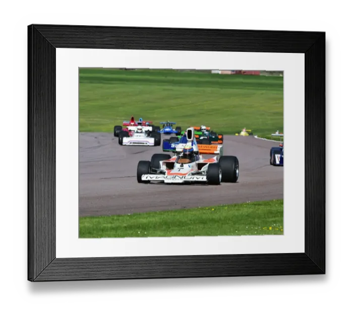 Framed Print : CM1 9173 Neil Glover, Lola T330-332, second place, Derek Bell Trophy Framed Print : CM1 9173 Neil Glover, Lola T330-332, second place, Derek Bell Trophy
