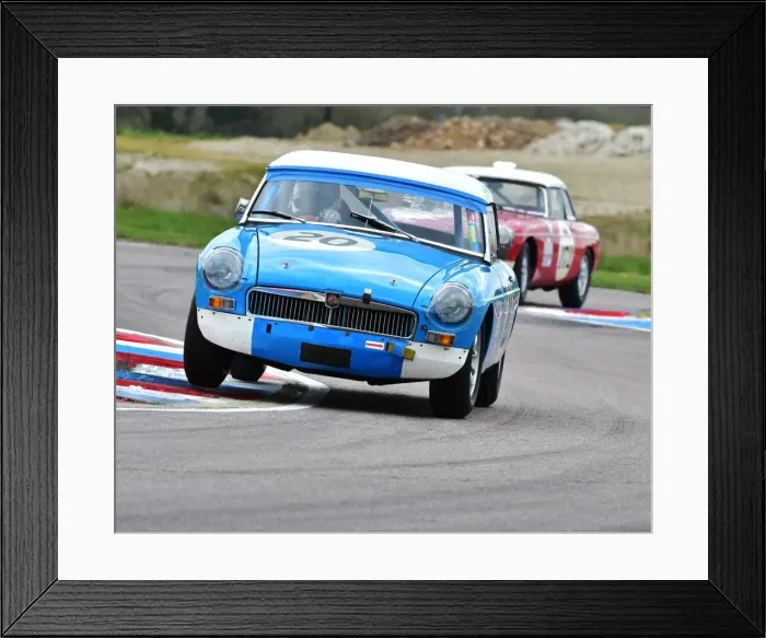 Framed Print : CM1 8456 Steve Mills, Tom Mills, MG B Framed Print : CM1 8456 Steve Mills, Tom Mills, MG B