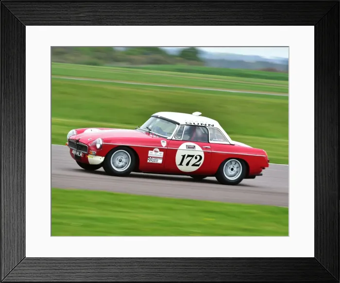 Framed Print : CM1 8512 Jonathan Loader, MG B, 409 HLR Framed Print : CM1 8512 Jonathan Loader, MG B, 409 HLR
