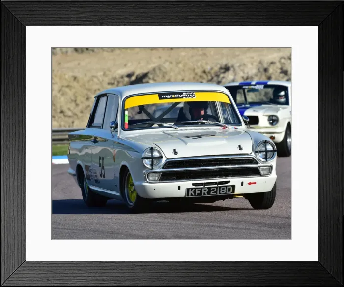 Framed Print : CM1 9419 David Tomlin, Ford Lotus Cortina, KFR 218 D Framed Print : CM1 9419 David Tomlin, Ford Lotus Cortina, KFR 218 D