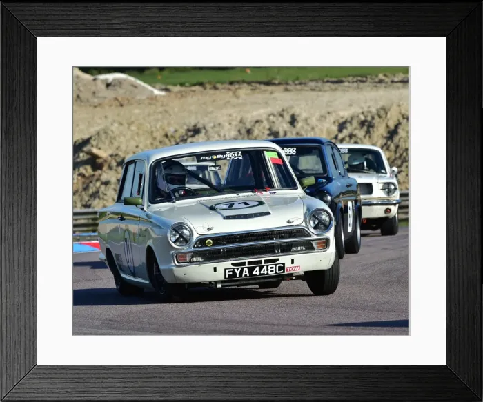 Framed Print : CM1 9456 Richard Bateman, Ford Lotus Cortina, FYA 448 C Framed Print : CM1 9456 Richard Bateman, Ford Lotus Cortina, FYA 448 C