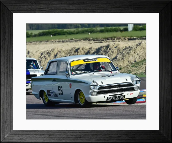 Framed Print : CM1 9484 David Tomlin, Ford Lotus Cortina, KFR 218 D Framed Print : CM1 9484 David Tomlin, Ford Lotus Cortina, KFR 218 D
