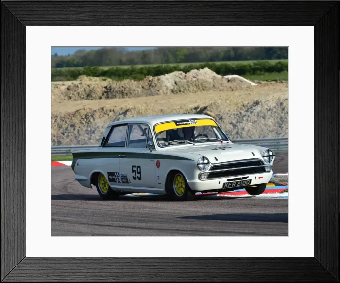Framed Print : CM1 9533 David Tomlin, Ford Lotus Cortina, KFR 218 D Framed Print : CM1 9533 David Tomlin, Ford Lotus Cortina, KFR 218 D