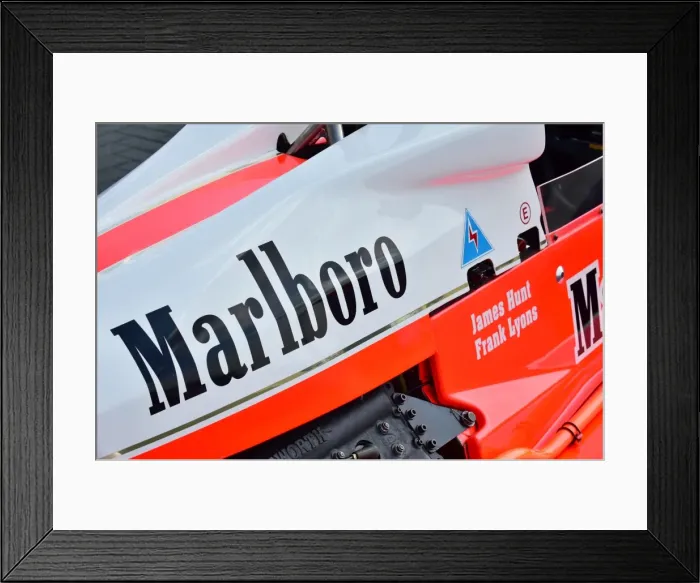 Framed Print : CM1 9901 Frank Lyons, Marlboro McLaren M26 Framed Print : CM1 9901 Frank Lyons, Marlboro McLaren M26