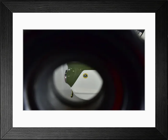 Framed Print : CM1 9949 Through the wheel
