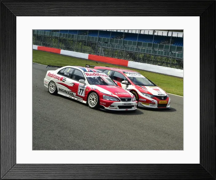 Framed Print : CM1 9976 Matt Neal, Honda Civic Tourer, Stewart Whyte, Honda Accord, BTCC, Super Touring Car Framed Print : CM1 9976 Matt Neal, Honda Civic Tourer, Stewart Whyte, Honda Accord, BTCC, Super Touring Car