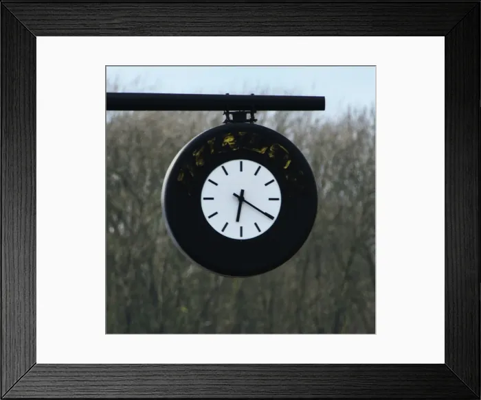Framed Print : CJ3 1244b the old clock