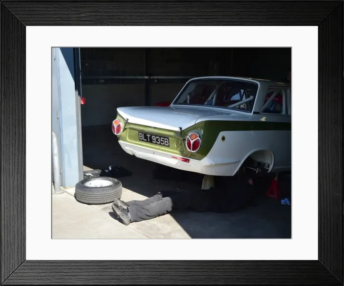 Framed Print : CM2 0403 Mechanic at work Framed Print : CM2 0403 Mechanic at work