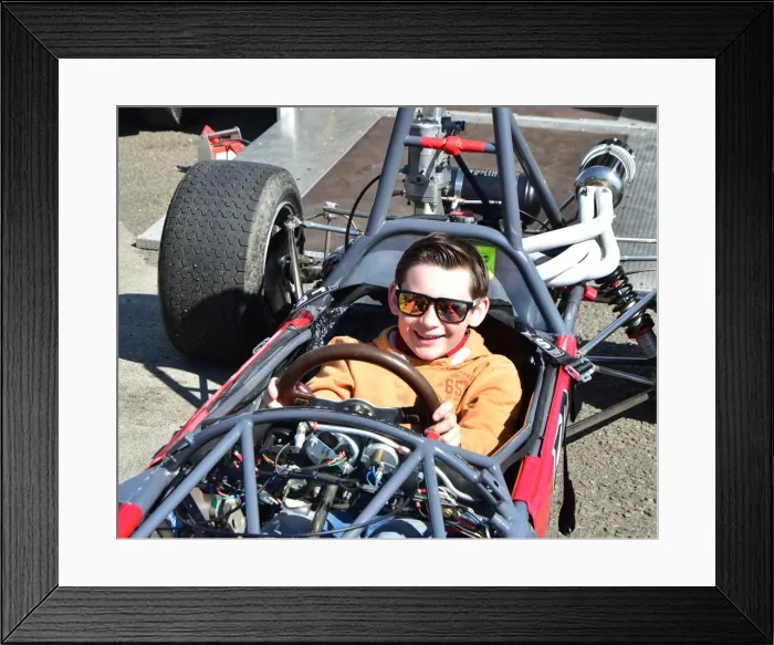 Framed Print : CM2 0409 young enthusiast with racing driver shades Framed Print : CM2 0409 young enthusiast with racing driver shades