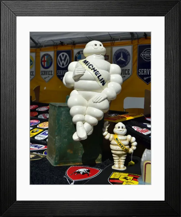 Framed Print : CM2 0418 Michelin Man and Boy Framed Print : CM2 0418 Michelin Man and Boy