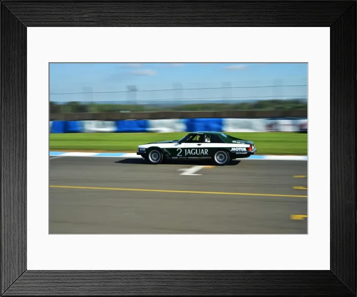 Framed Print : CM2 0345 John Young, Derek Hood, Jaguar TWR XJS