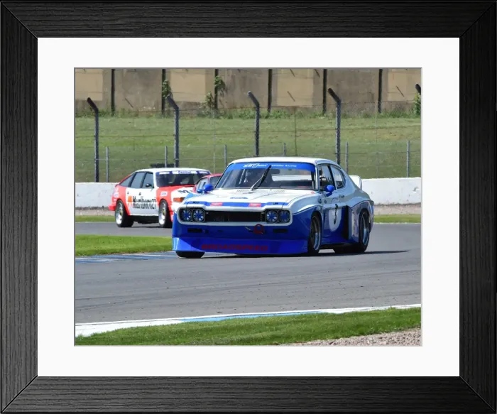 Framed Print : CM2 0888 Steve Soper, John Young, Ford Capri Framed Print : CM2 0888 Steve Soper, John Young, Ford Capri