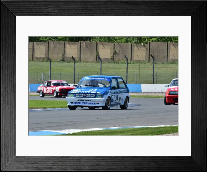 Framed Print : CM2 0892 Patrick Watts, Nick Swift, MG Metro Turbo