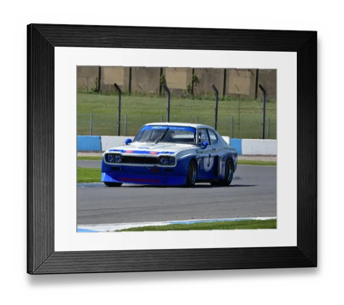 Framed Print : CM2 0904 Steve Soper, John Young, Ford Capri Framed Print : CM2 0904 Steve Soper, John Young, Ford Capri