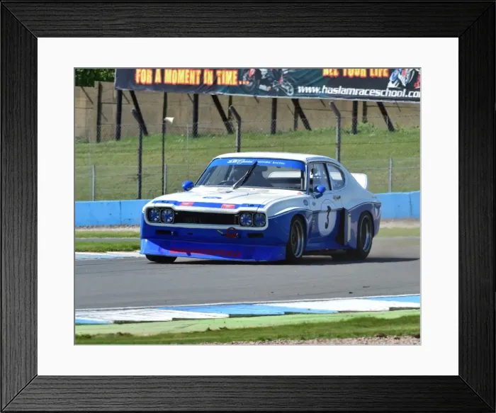 Framed Print : CM2 0936 Steve Soper, John Young, Ford Capri Framed Print : CM2 0936 Steve Soper, John Young, Ford Capri