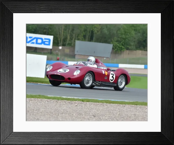 Framed Print : CM2 1630 Stephen Bond, Maserati 250S Framed Print : CM2 1630 Stephen Bond, Maserati 250S