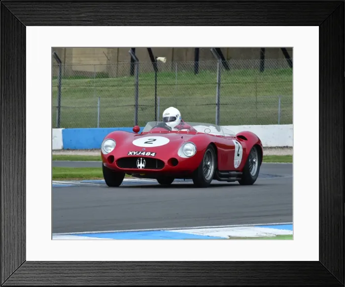 Framed Print : CM2 1682 Mark Knopfler, Maserati 300S, XYJ 484 Framed Print : CM2 1682 Mark Knopfler, Maserati 300S, XYJ 484