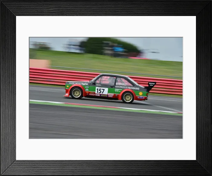 Framed Print : CM2 2532 Tony Paxman, Ford Escort Mk2, Special Saloons, Modsports