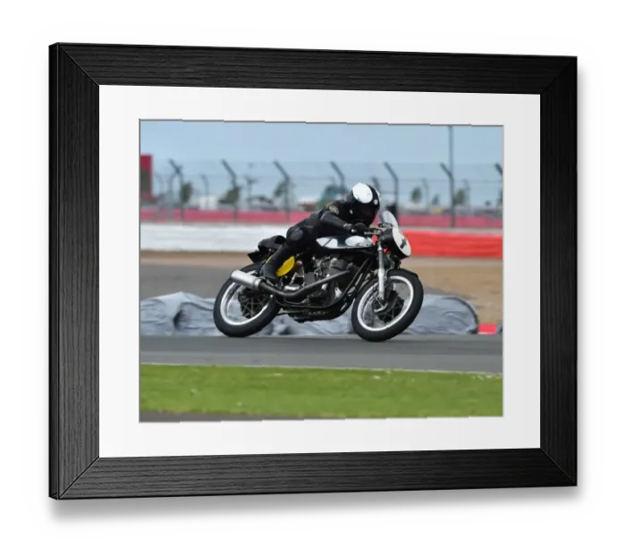 Framed Print : CM2 3399 Duncan Fitchett, Norton Manx 500 Framed Print : CM2 3399 Duncan Fitchett, Norton Manx 500