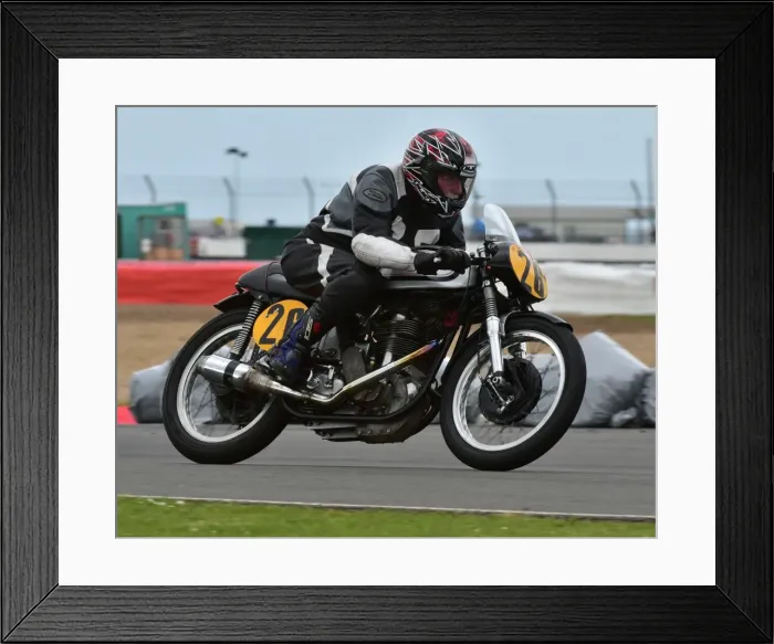 Framed Print : CM2 3484 David Beckett, Norton Manx 500 Framed Print : CM2 3484 David Beckett, Norton Manx 500