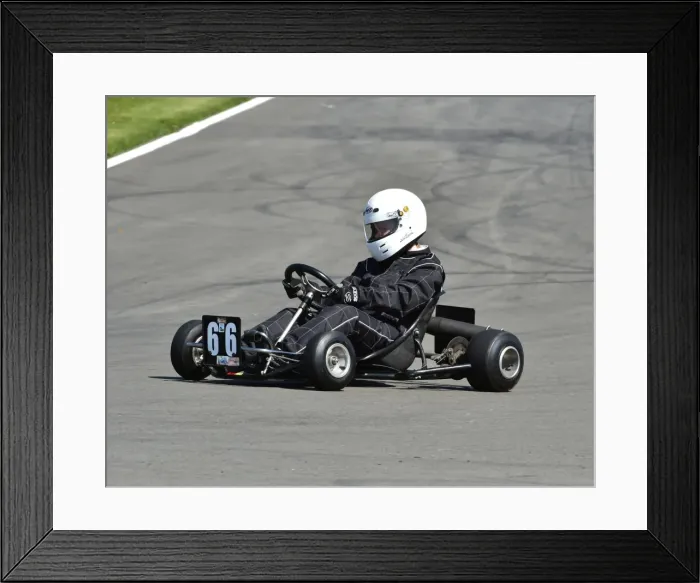 Framed Print : CM2 0968 Kayley Mizen, Zip Euro, Hewland Arrow