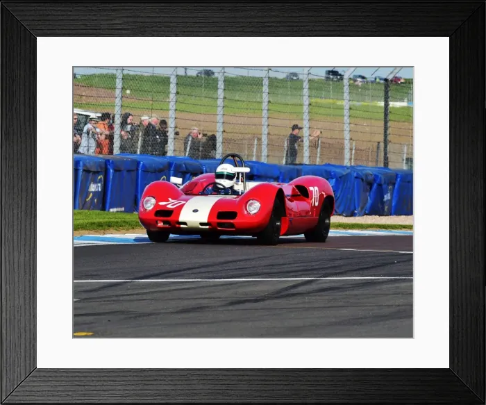 Framed Print : CM2 1304 Dion Kremer, Elva Mk8, Martini Trophy Framed Print : CM2 1304 Dion Kremer, Elva Mk8, Martini Trophy