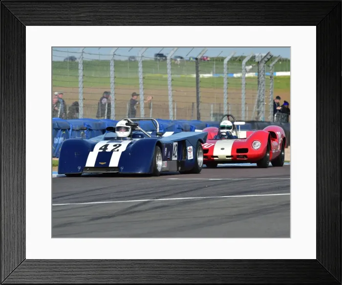 Framed Print : CM2 1323 John Taylor, Chevron B19, Dion Kremer, Elva Mk8, Martini Trophy Framed Print : CM2 1323 John Taylor, Chevron B19, Dion Kremer, Elva Mk8, Martini Trophy