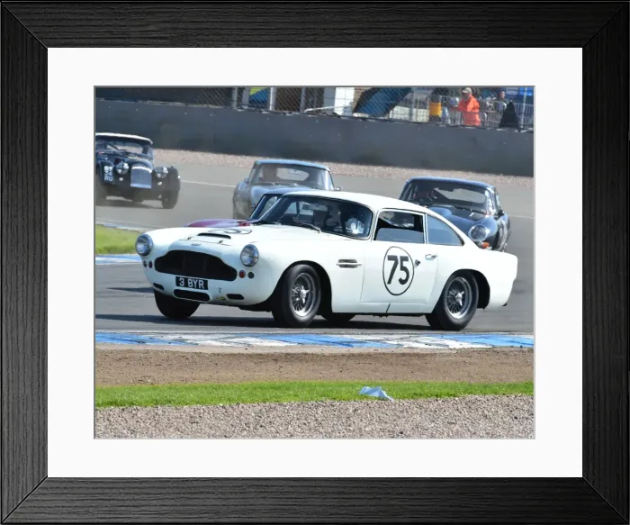 Framed Print : CM2 1129 Carlos Monteverde, Gary Pearson, Aston Martin DB4, 3 BYR Framed Print : CM2 1129 Carlos Monteverde, Gary Pearson, Aston Martin DB4, 3 BYR