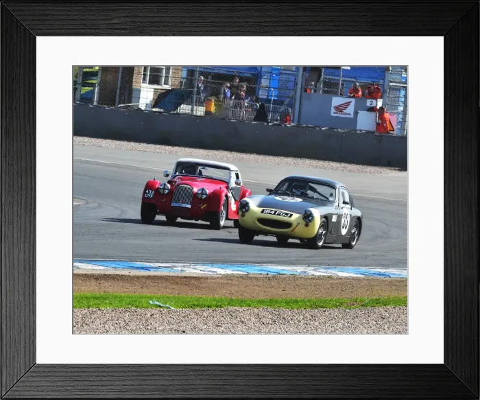 Framed Print : Charles Clegg, India Clegg, Austin Healey Sebring Sprite, 184 FGJ, Simon Orebi-Gann, Paul Burry, Morgan +4 Supersports, 432 UYF, Pre-63 GT Cars, Donington Historic Festival 2014 Framed Print : Charles Clegg, India Clegg, Austin Healey Sebring Sprite, 184 FGJ, Simon Orebi-Gann, Paul Burry, Morgan +4 Supersports, 432 UYF, Pre-63 GT Cars, Donington Historic Festival 2014