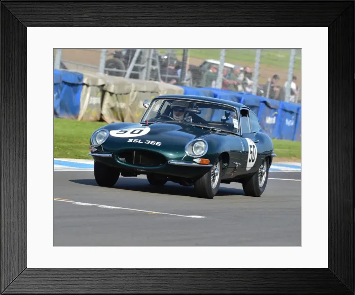 Framed Print : CM2 1227 David Hall, Michael O Shea, Jaguar E-Type, SSL 366 Framed Print : CM2 1227 David Hall, Michael O Shea, Jaguar E-Type, SSL 366