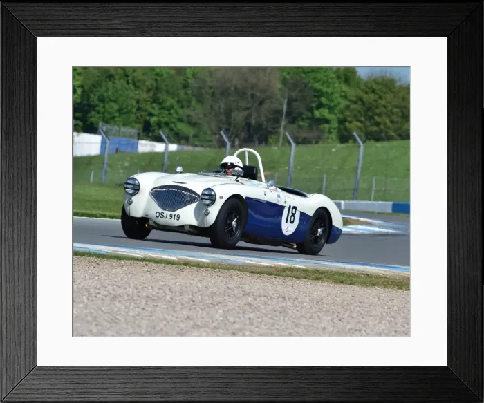 Framed Print : CM2 0646 Robert Rawe, Austin Healey 100M, OSJ 919 Framed Print : CM2 0646 Robert Rawe, Austin Healey 100M, OSJ 919