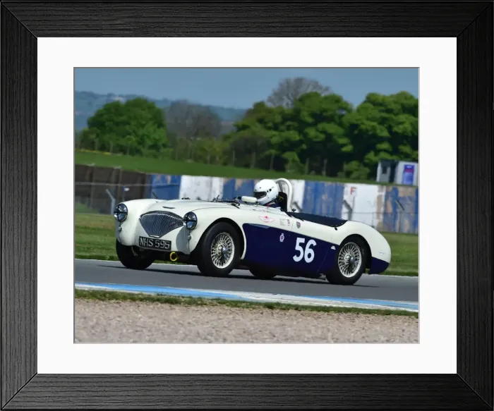 Framed Print : CM2 0675 Nils-Fredrik Nyblaeus, Austin Healey 100M, NHS 595 Framed Print : CM2 0675 Nils-Fredrik Nyblaeus, Austin Healey 100M, NHS 595