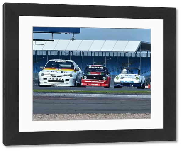Peter Stevens, Vauxhall Carlton TS, Tony Paxman, Ford Escort Mk2, Tim Cairns, MG Hexagon Midget, Modsports, Special Saloons, CSCC Silverstone 10th May 2014
