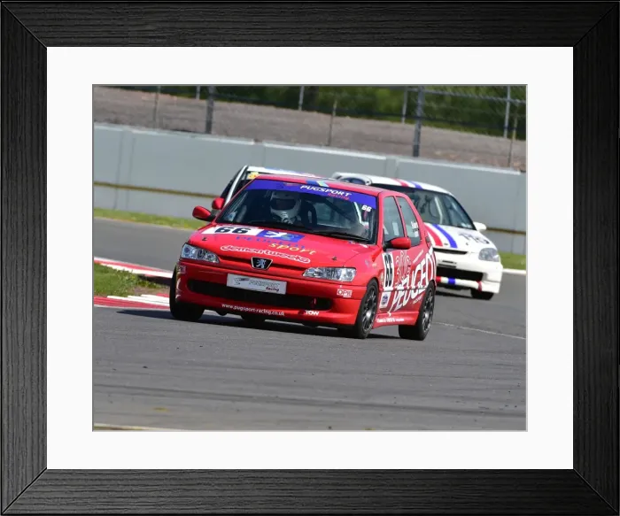 Framed Print : CM2 2678 David Roberts, Shah Irani, Peugeot 306