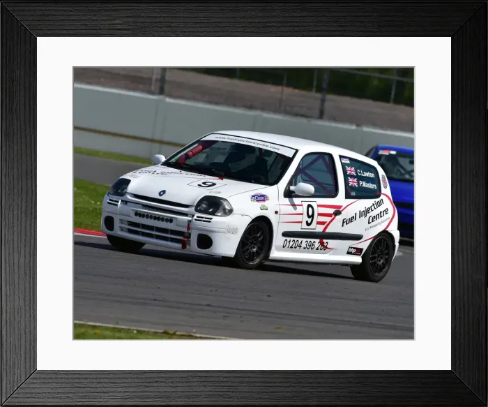 Framed Print : CM2 2695 Paul Masters, Craig Lawton, Renault Clio Sport Framed Print : CM2 2695 Paul Masters, Craig Lawton, Renault Clio Sport