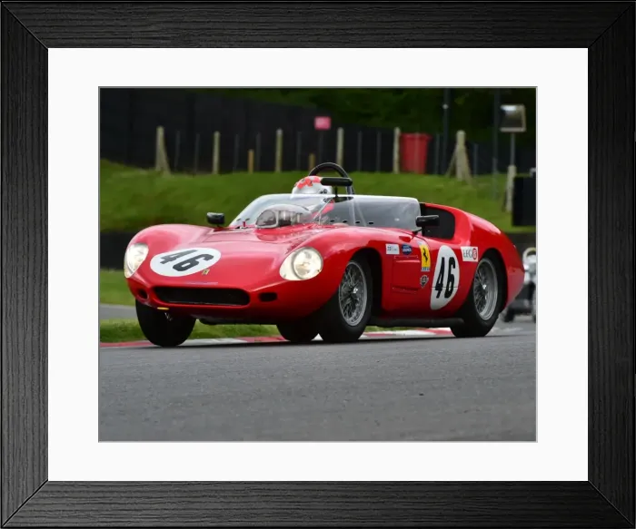 Framed Print : CM2 6114 Bobby Verdon-Roe, Ferrari 246S Framed Print : CM2 6114 Bobby Verdon-Roe, Ferrari 246S