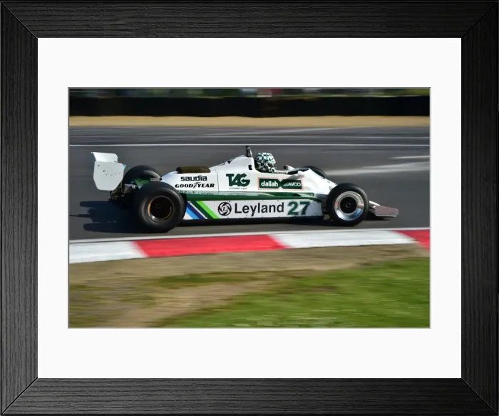Framed Print : CM2 7199 Mike Wrigley, Williams FW07B Framed Print : CM2 7199 Mike Wrigley, Williams FW07B