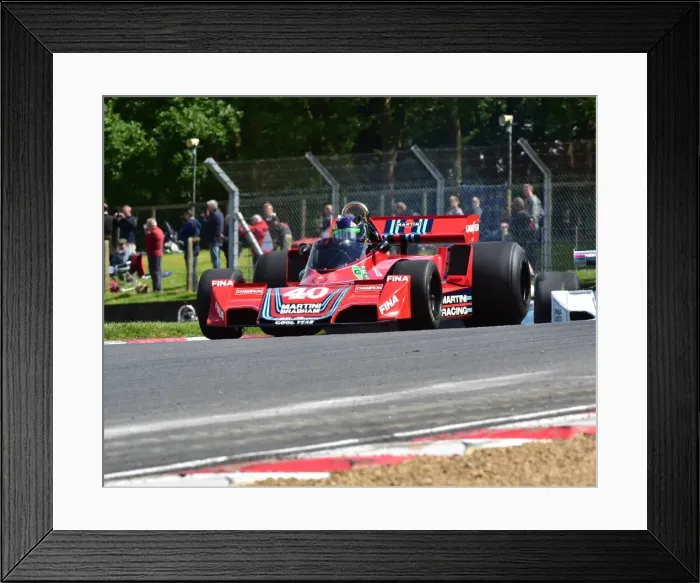 Framed Print : CM2 6802 David Brabham, Brabham BT45 Framed Print : CM2 6802 David Brabham, Brabham BT45