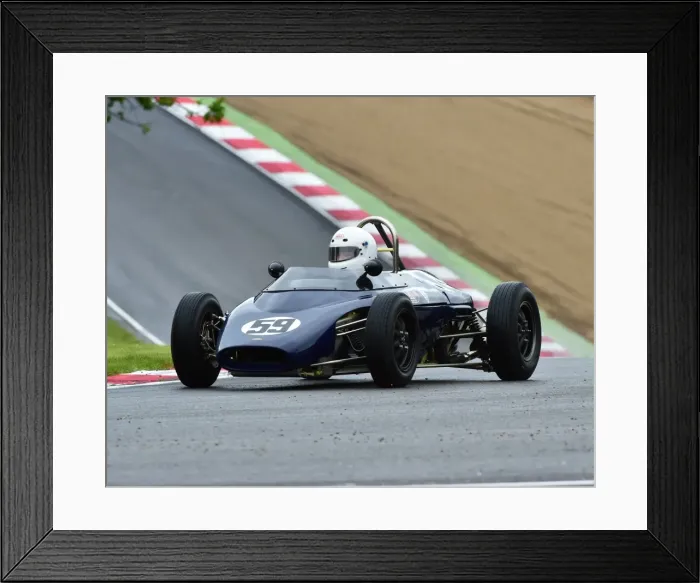 Framed Print : CM2 5069 Robin Longdon, Lola Mk3 Framed Print : CM2 5069 Robin Longdon, Lola Mk3