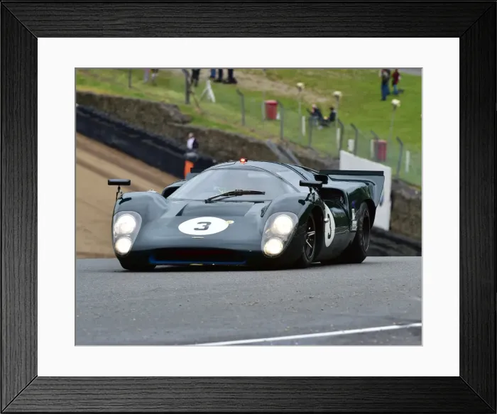 Framed Print : CM2 5086 Jason Wright, Lola T70 MK3 B Framed Print : CM2 5086 Jason Wright, Lola T70 MK3 B