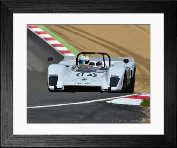Framed Print : CM2 5168 Stefano Rosina, McLaren M8C Framed Print : CM2 5168 Stefano Rosina, McLaren M8C