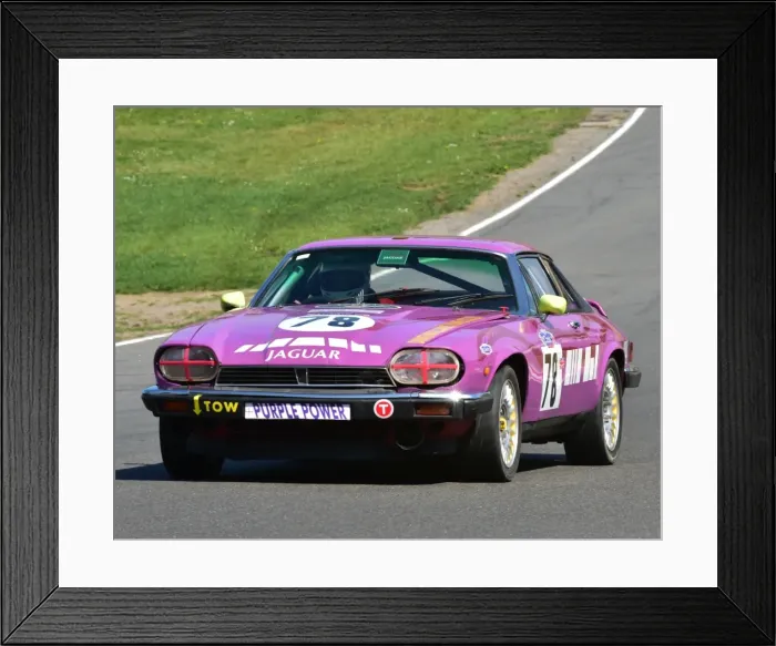 Framed Print : CM2 7436 Alan Hersey, Jaguar XJS, purple power Framed Print : CM2 7436 Alan Hersey, Jaguar XJS, purple power
