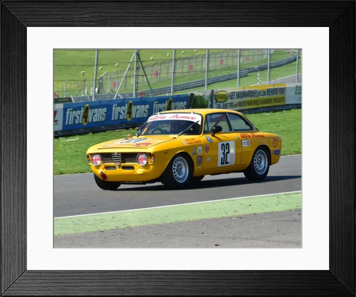 Framed Print : CM2 7358 Alan Sawyer, Ken Lark, Alfa Romeo GTAe Framed Print : CM2 7358 Alan Sawyer, Ken Lark, Alfa Romeo GTAe