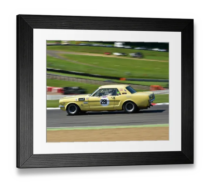 Framed Print : CM2 7385 Alex Thistlewayte, John Bussell, Ford Mustang Framed Print : CM2 7385 Alex Thistlewayte, John Bussell, Ford Mustang